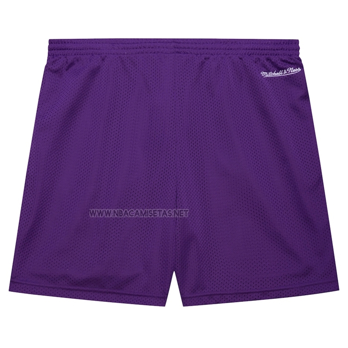 Pantalone Los Angeles Lakers Mitchell & Ness Hardwood Classics Violeta